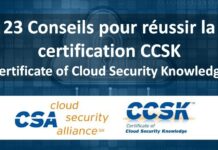 23 Conseils pour réussir la certification CCSK (Certificate of Cloud Security Knowledge) de la CSA