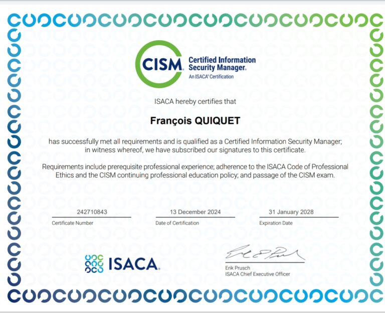 My experience and tips after successfully passed the CISM (Certified ...